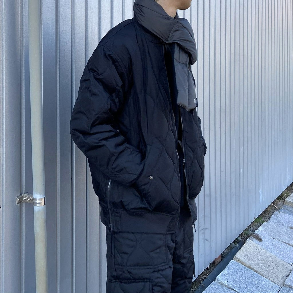 WORK DOWN SCARF #BLACK [TAION-201WK]