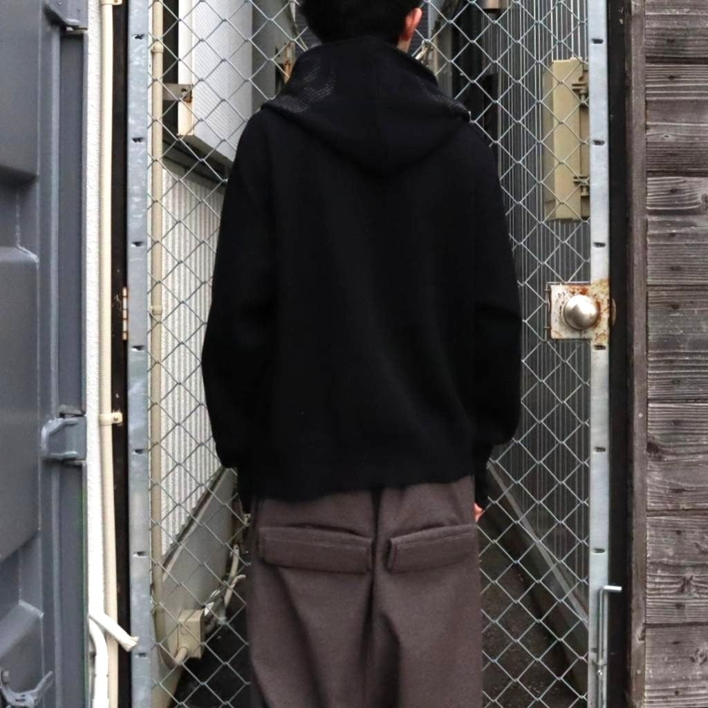 BIG D KNIT (× BIG D) #BLACK REFLECTOR [JI-26AW-KN01]