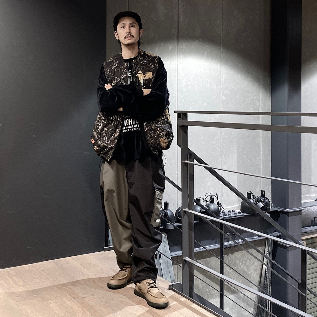 BULLET CAMO REVERSIBLE VEST #MULTI [FW22-JK06]