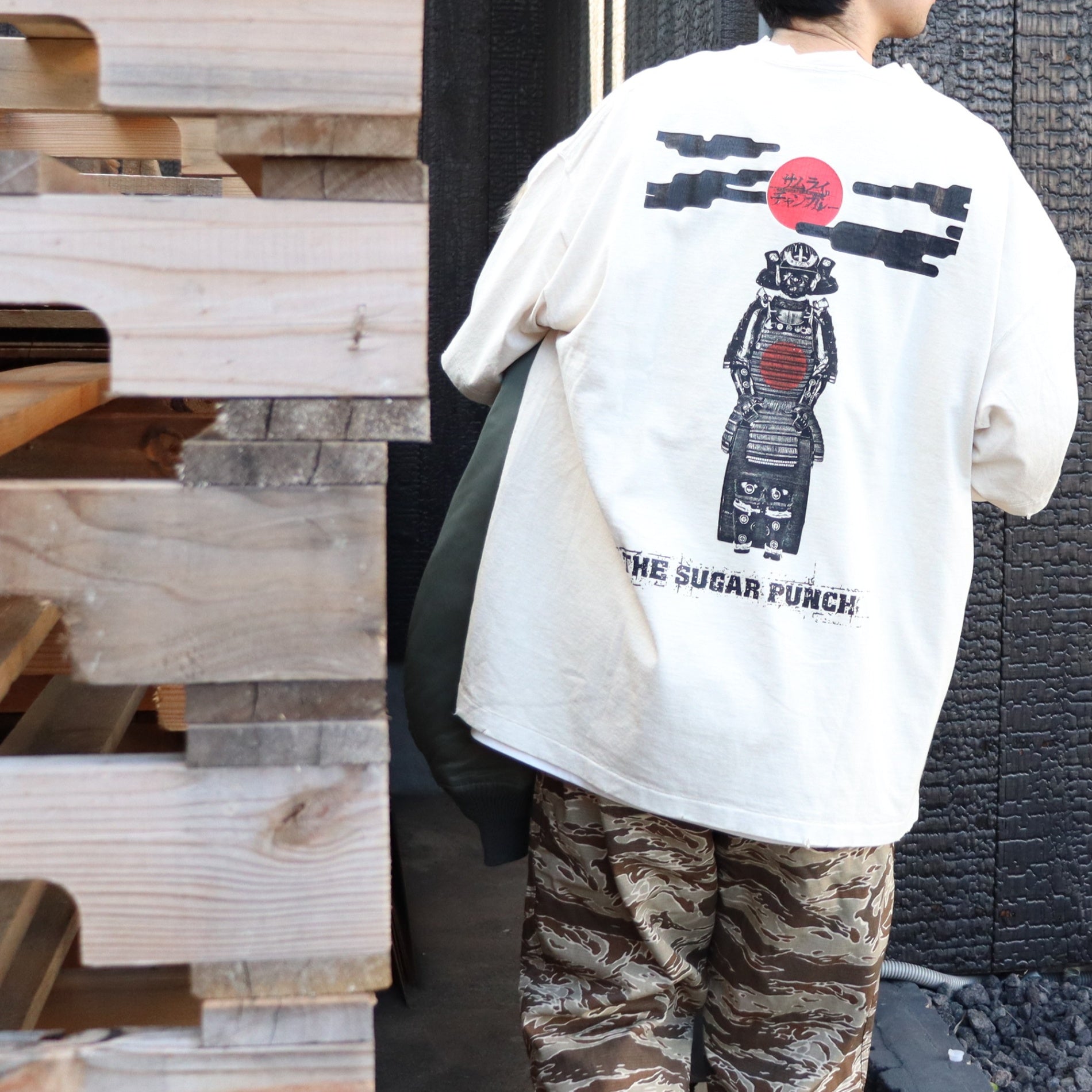 サムライチャンプルー | S/S T-Shirt (MUGEN / JIN) #WHITE [TSCM25AM001]