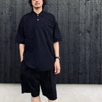 TECH POLO SHIRT S/S #BLACK [BE-37026]