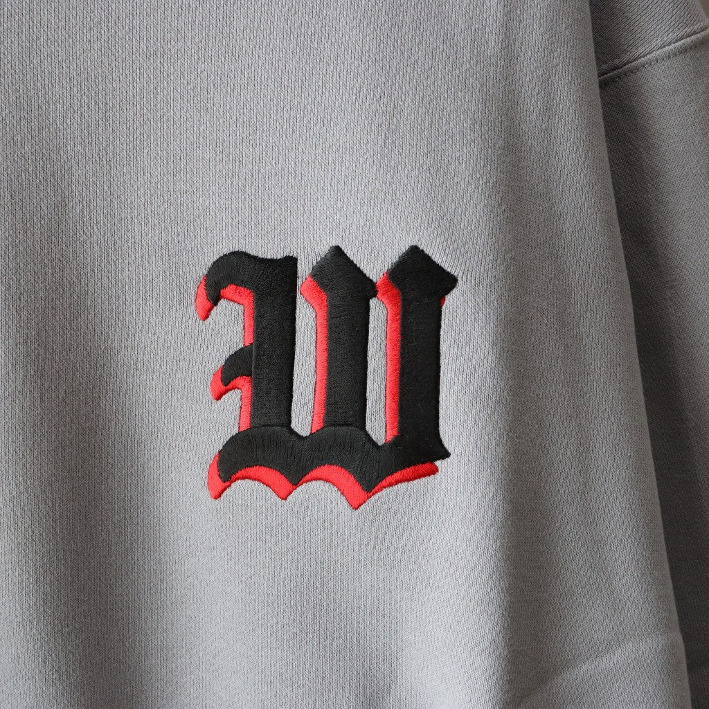 中厚圓領運動衫（TYPE-2）#灰色 [24FW-WMC-SS08]