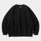 WAFFLE CREW KNIT #Black [SS26-SW03]