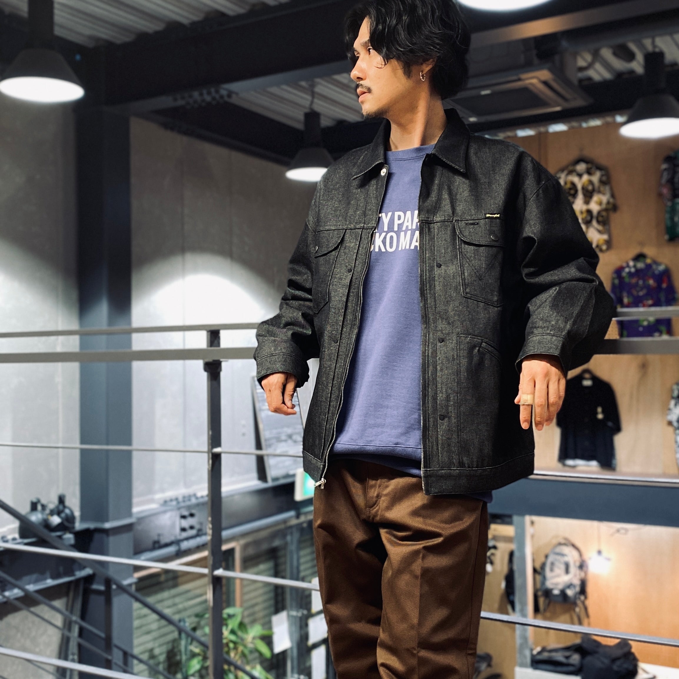 Wrangler | TRUCKER JACKET #BLACK [22FW-WMO-WG03]