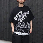 COTTON T-SHIRT_V.A #BLACK [CCC-263T007]