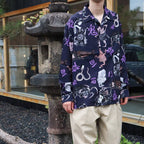 百鬼夜行 shirt L/S #Navy [BV-SH2600230]