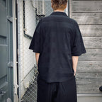 RIDGE BORDER OPEN POLO #Black [SS25-S06]