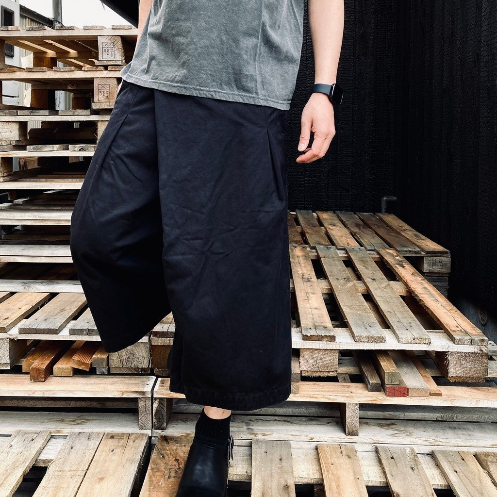 Wrapped Work Short(AGED TWILL) #BLACK [M-P3-DW3]