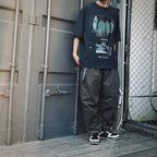 HERRINGBONE BALLOON PANTS #Olive [SS25-B06]