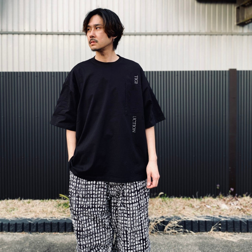 STRAIGHT UP S/S T-SHIRT #Black [SS26-T04]