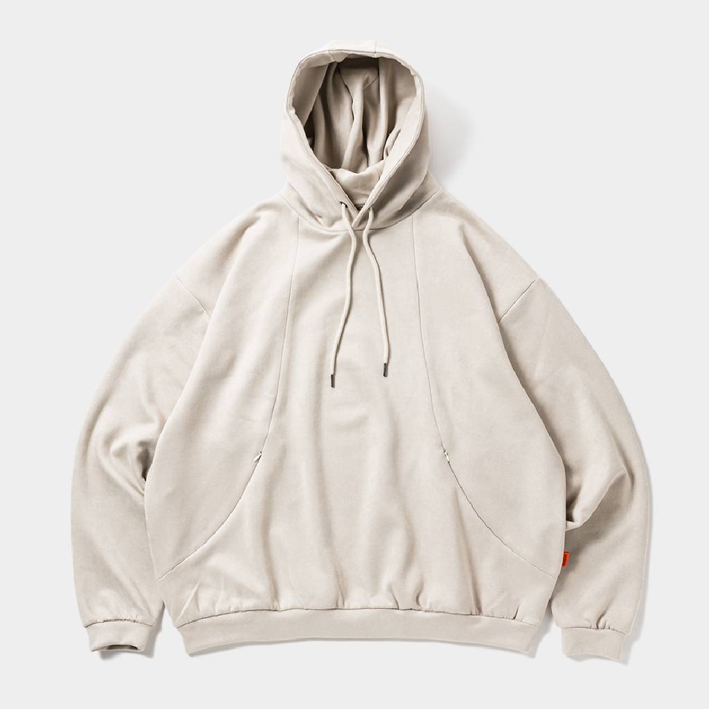 麂皮連帽衫 #灰色 [FW25-SW06]