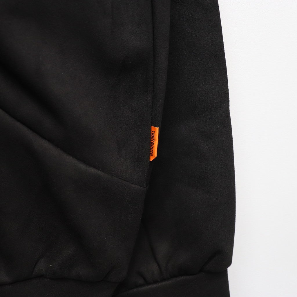 麂皮連帽衫 #黑色 [FW25-SW06]