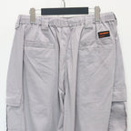 SEERSUCKER CARGO BALLOON PANTS #Grey [SU25-B06]
