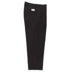 DOUBLE PLEATED CHINO TROUSERS ( TYPE-1 ) #BLACK [25FW-WMP-PT01]