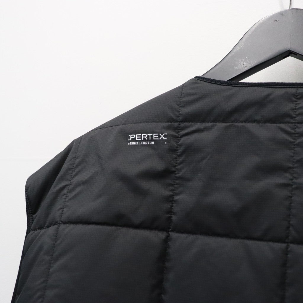 TECH PERTEX REVERSIBLE HIKER VEST (3M撥水中綿) #BLACK [BW-22026W]