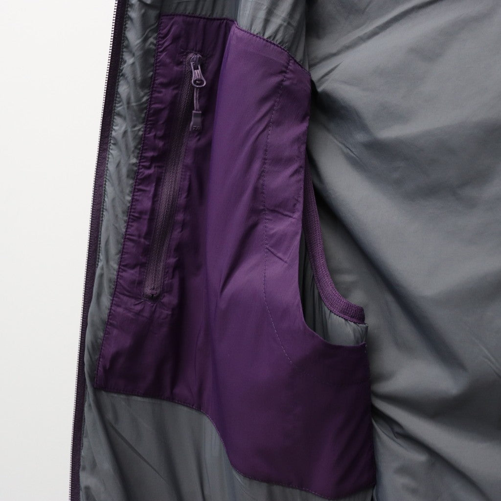 TECH REVERSIBLE CLIMBERS PUFF VEST #PURPLE×CHA [BW-23025W]