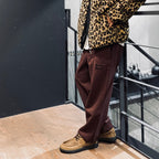 if_HEAVY WEIGHT SWEAT PANTS #BURGUNDY [23SS-WMC-SP01]