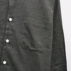 Micro Plaid Open Collar Shirt #Grey [SD26F-SH02]
