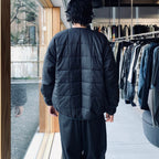 TECH PERTEX REVERSIBLE HIKER CARDIGAN (3M撥水中綿) #BLACK [BW-21026W]