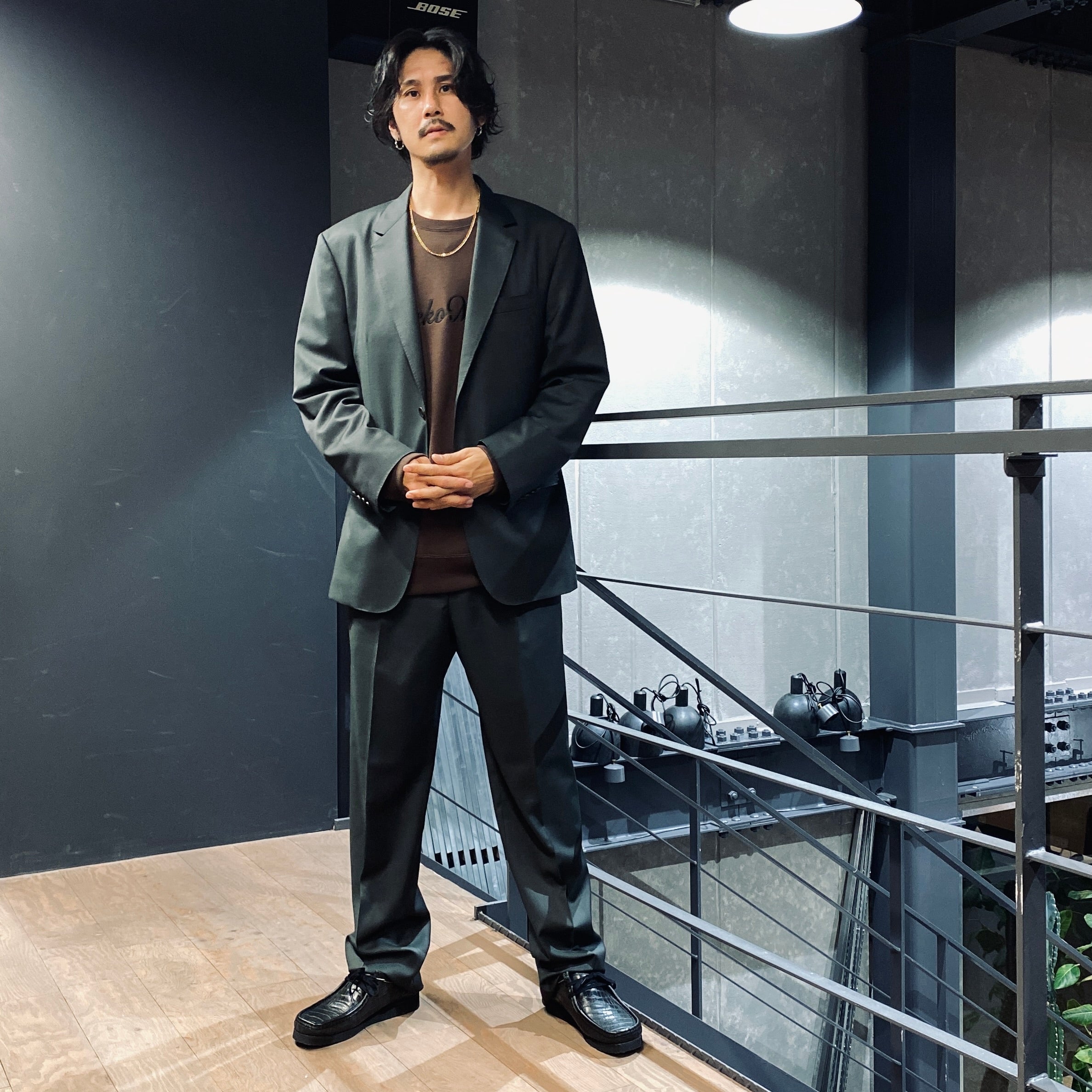 SINGLE BREASTED JACKET -TYPE 4- #D-KHAKI [23FW-WMO-SU04]