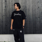 MLB | NY | CREW NECK T-SHIRT ( TYPE-1 ) #BLACK [MLB-WM-TEE01]