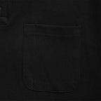 PEN POCKET COLLAR T-SHIRTS #BLACK [HOD26-01-TS007]