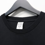 WASHED HEAVY WEIGHT CREW NECK T-SHIRT ( TYPE-12 ) #BLACK-BLUE [26SS-WMT-WT13]