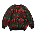 KABUTO MOHAIR CREW KNIT #Orange/Green [25FW_KN01]