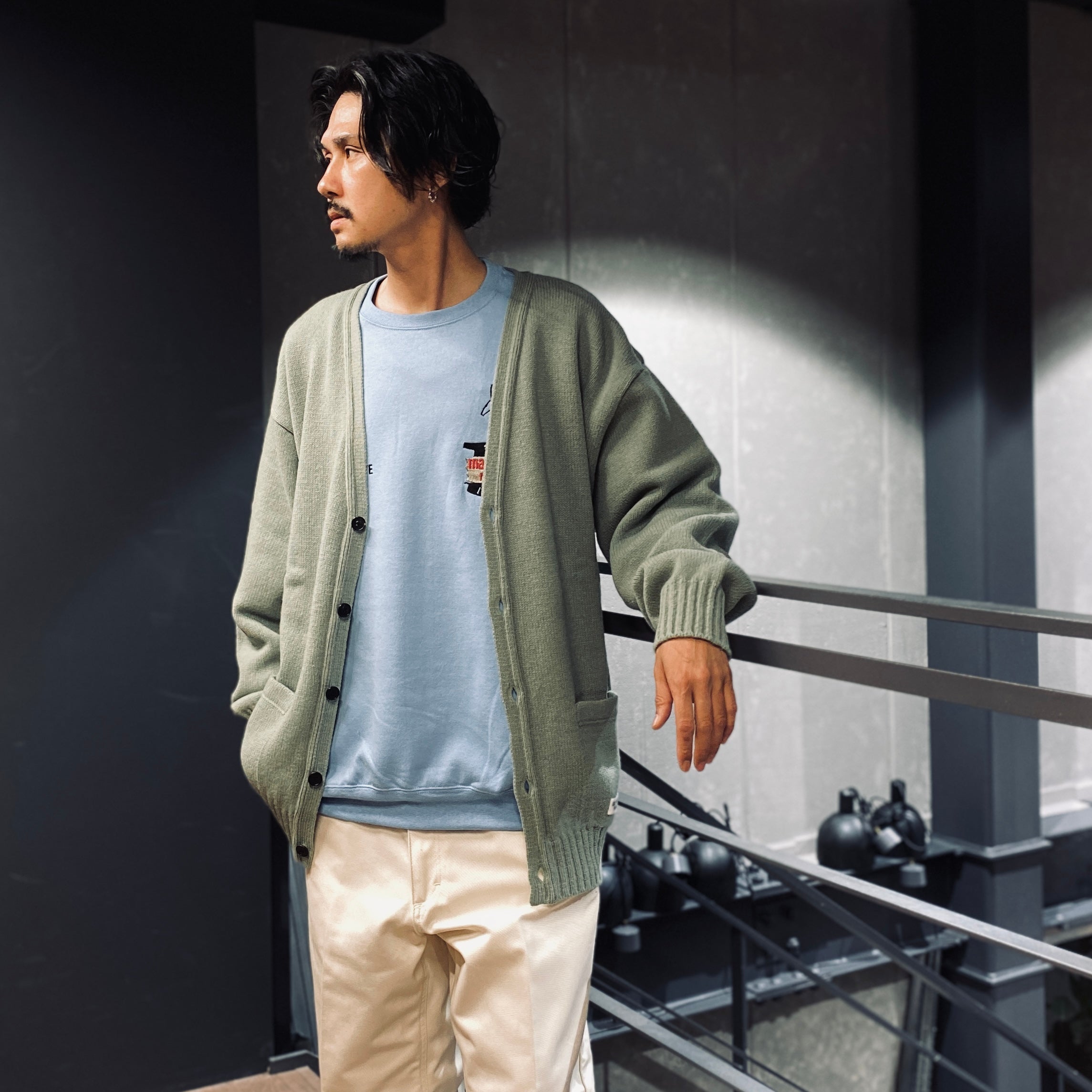 CLASSIC CARDIGAN -TYPE 1- #MINT [22FW-WMK-KN03]