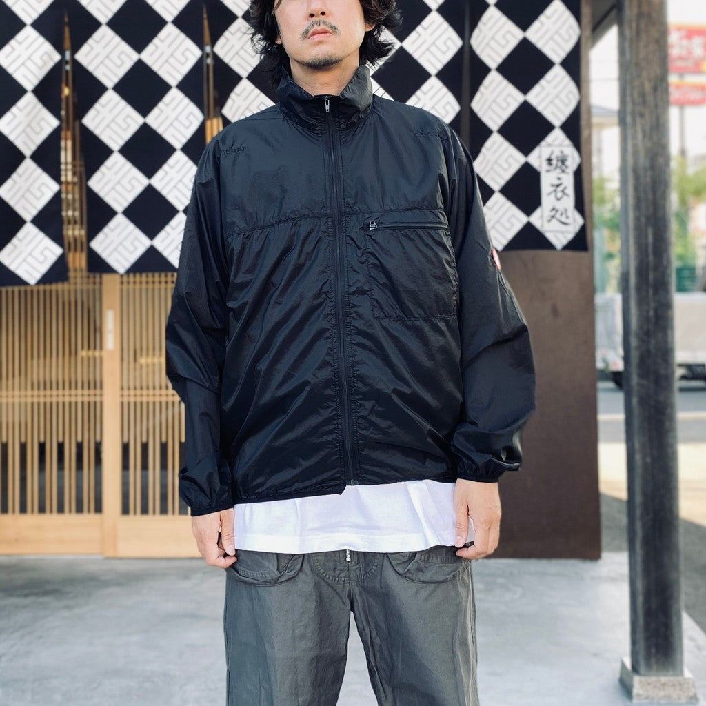 UL RIP STOP ZIP JACKET #BLACK [CES29JK23]
