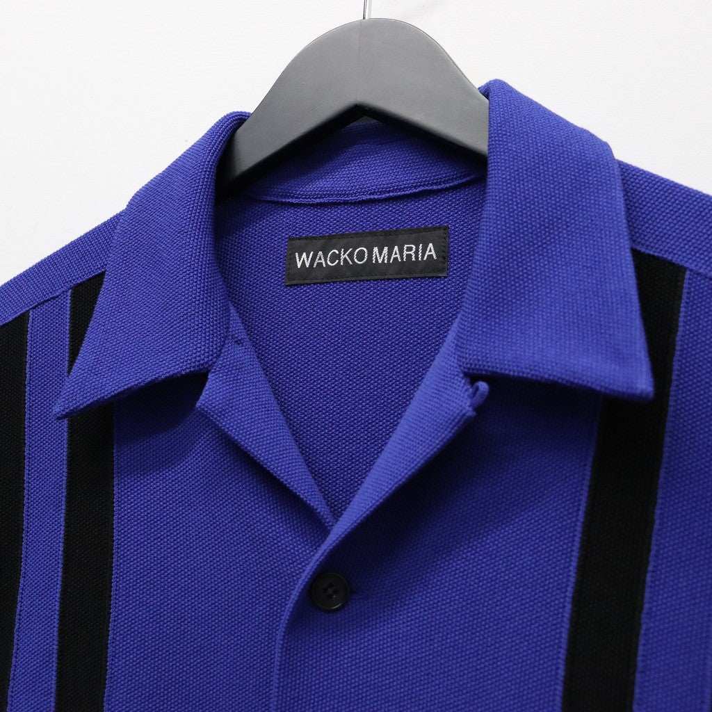 KNIT SHIRT ( TYPE-1 ) #BLUE [26SS-WMK-KN01] - cocorozashi 三重県