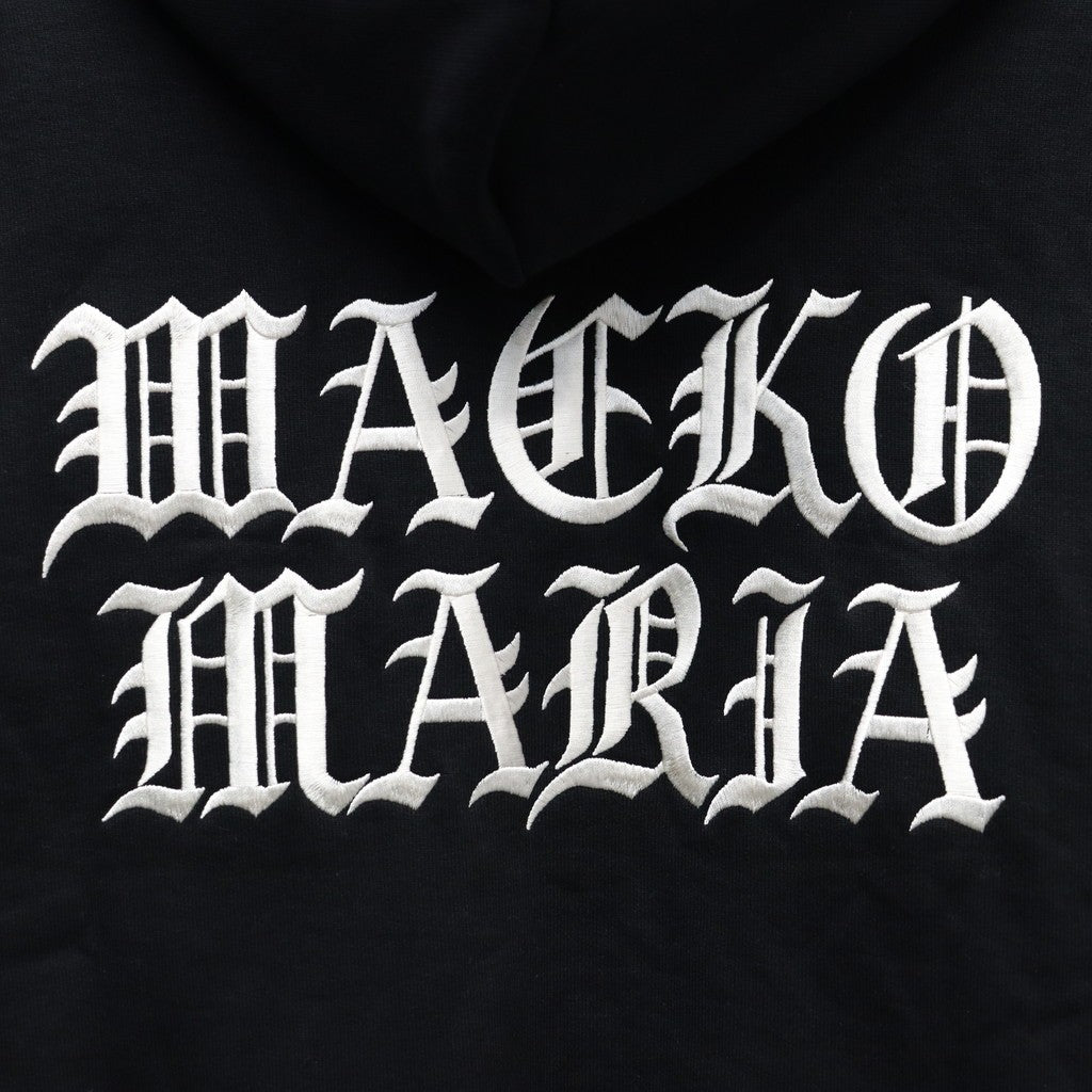 HEAVY WEIGHT FULL ZIP HOODED SWEAT SHIRT ( TYPE-2 ) #BLACK [25FW