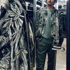 TIM LEHI | HAWAIIAN SHIRT L/S -TYPE 1- #OLIVE [23FW-WMS-HI01]