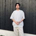 TECH SWEAT CREW S/S #HEATHER GRAY [BE-51026]