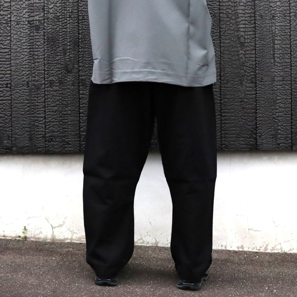 P1-T Black Pants-Tapered #Black [GOOPI-26SS-JUL-03] - cocorozashi