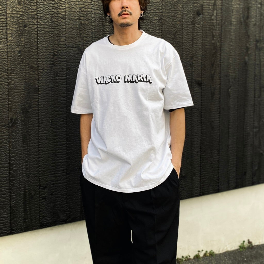 WASHED HEAVY WEIGHT CREW NECK T-SHIRT ( TYPE-3 ) #WHITE [26SS-WMT