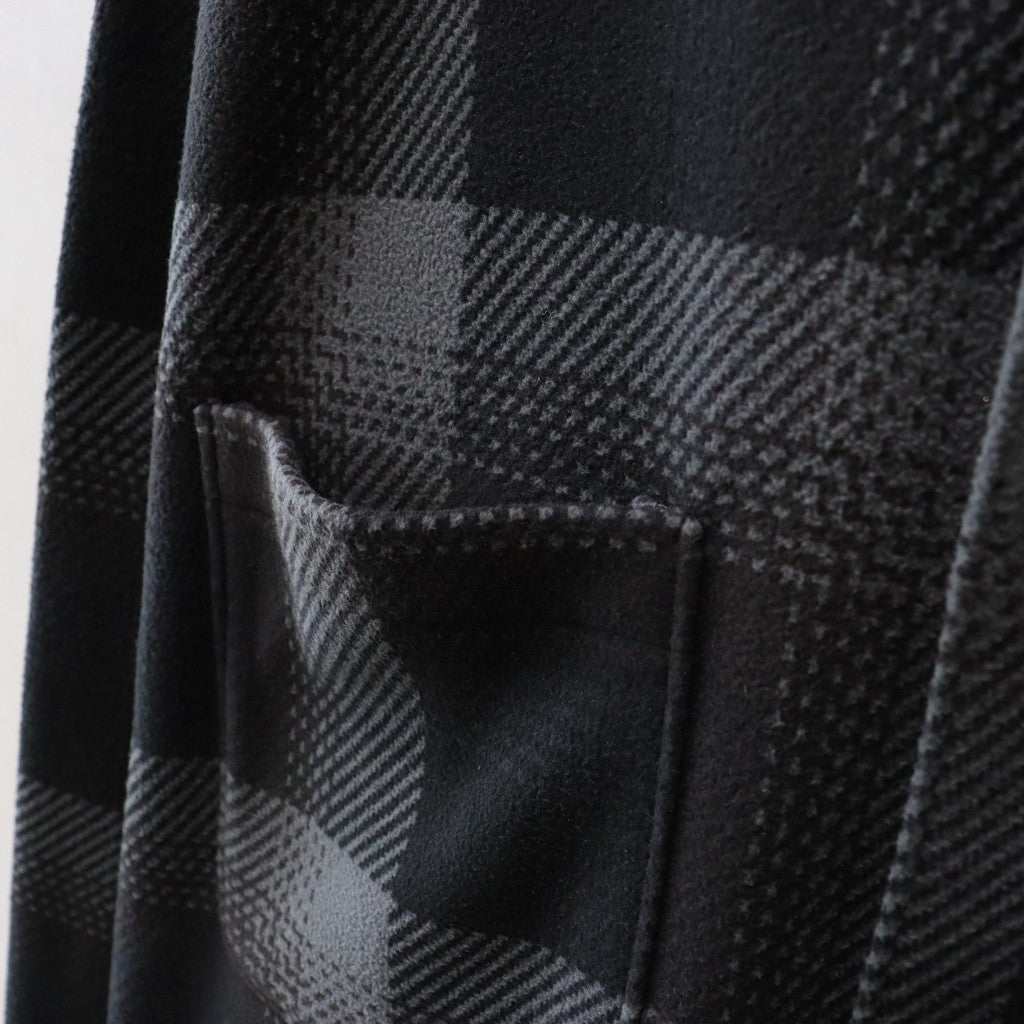 FLEECE SHIRT ( TYPE-1 ) #CHARCOAL [24FW-WMO-BL24]