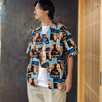 MULHOLLAND DRIVE | S/S HAWAIIAN SHIRT ( TYPE-1 ) #BLUE [MD-WM-HI01]