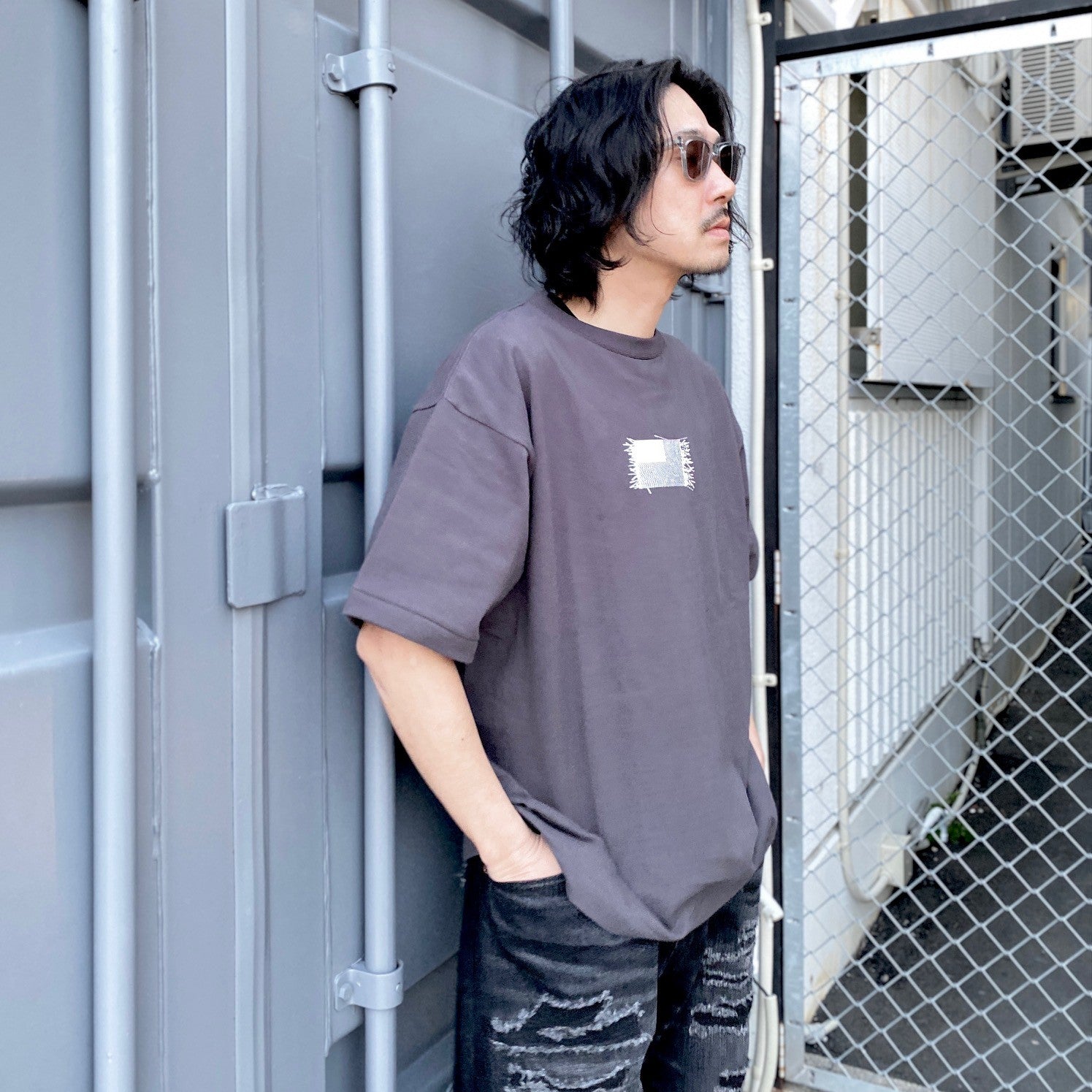 河村 kosuke | STAR &amp; BARS T 卹 #黑色 [24SS-FS-K K-02 / FS1423]