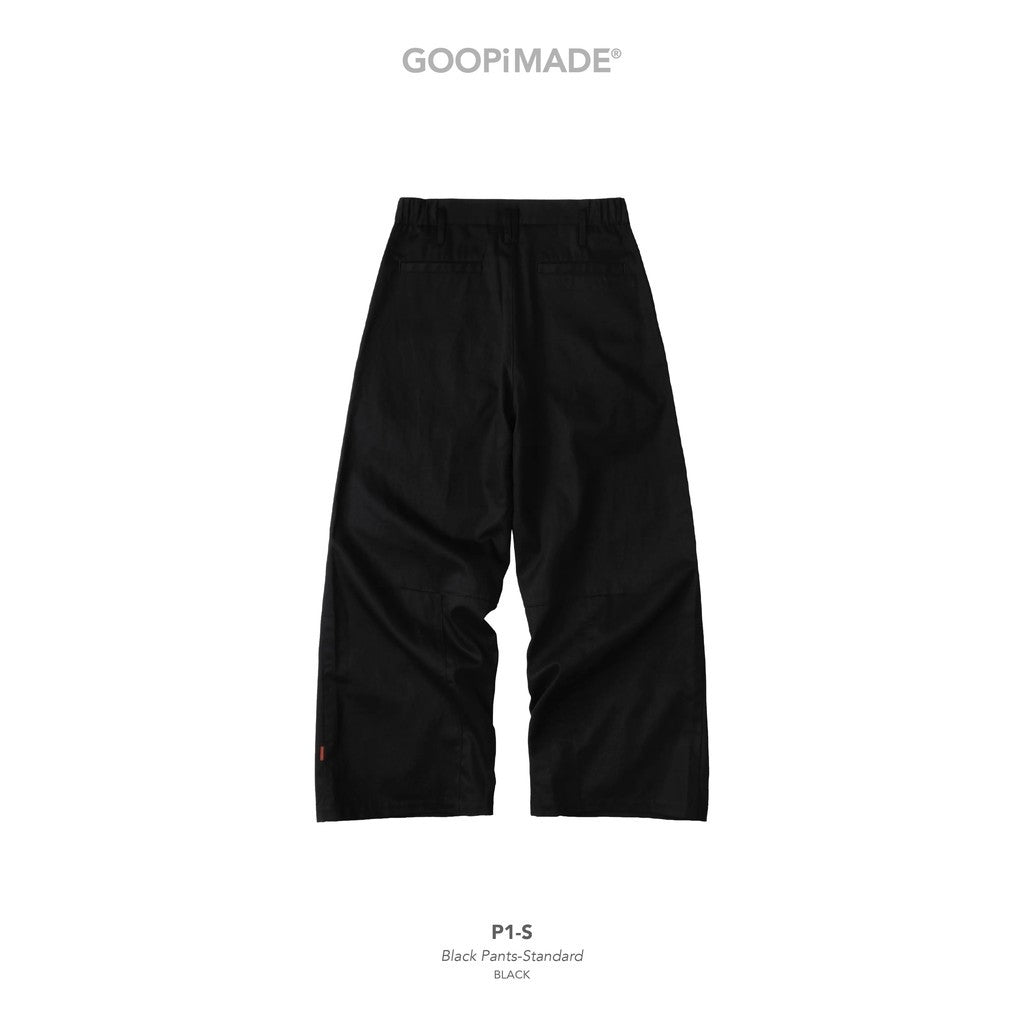 P1-S Black Pants-Standard #Black [GOOPI-26SS-JUL-02]