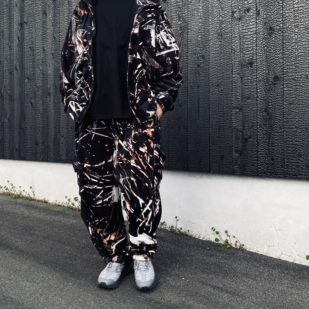 TACTICAL VELOUR CAMO BALLOON PANTS (TIGHTBOOTH x BES) #Camo [SS26