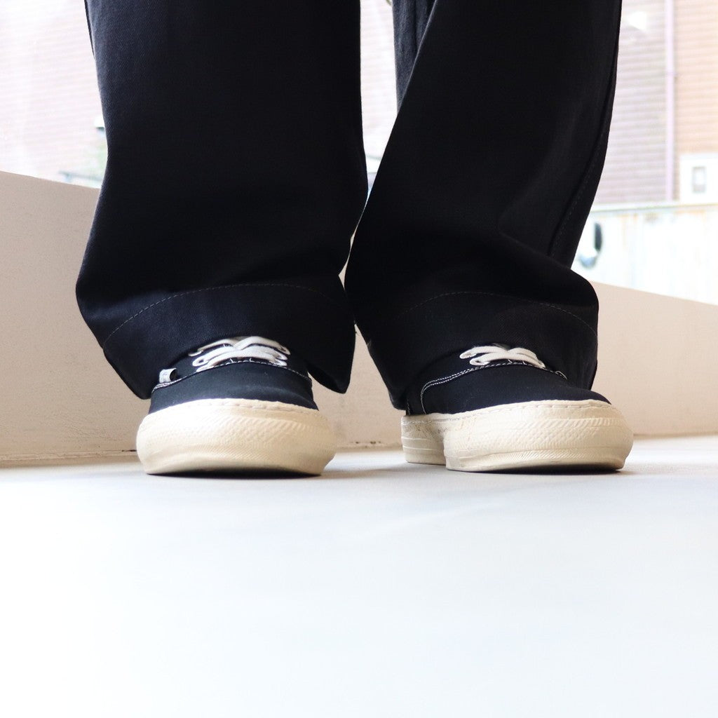 KIEFER / Canvas Low-Top Sneakers #BLACK [S16FW702]