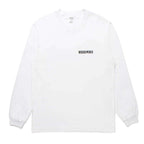 WASHED HEAVY WEIGHT CREW NECK LONG SLEEVE T-SHIRT ( TYPE-2 ) #WHITE [25SS-WMT-LT02]