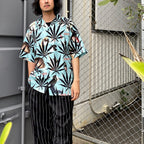 HIGHTIMES | S/S HAWAIIAN SHIRT -TYPE 2- #MINTBLUE [HIGHTIMES-WM-HI06]