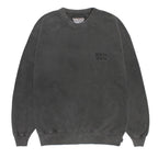 WASHED MIDDLE WEIGHT CREW NECK SWEAT SHIRT ( TYPE-2 ) #GRAY/BLACK [26FWE-WMC-SS04]