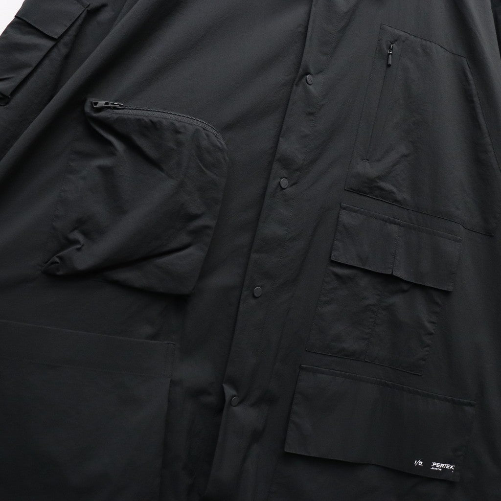 PERTEX UTILITY LONGLINE SHIRT #BLACK [FPA02261U0004]