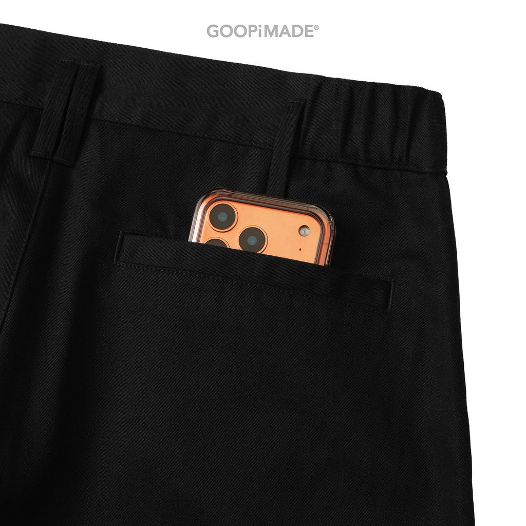 P1-S Black Pants-Standard #Black [GOOPI-26SS-JUL-02]
