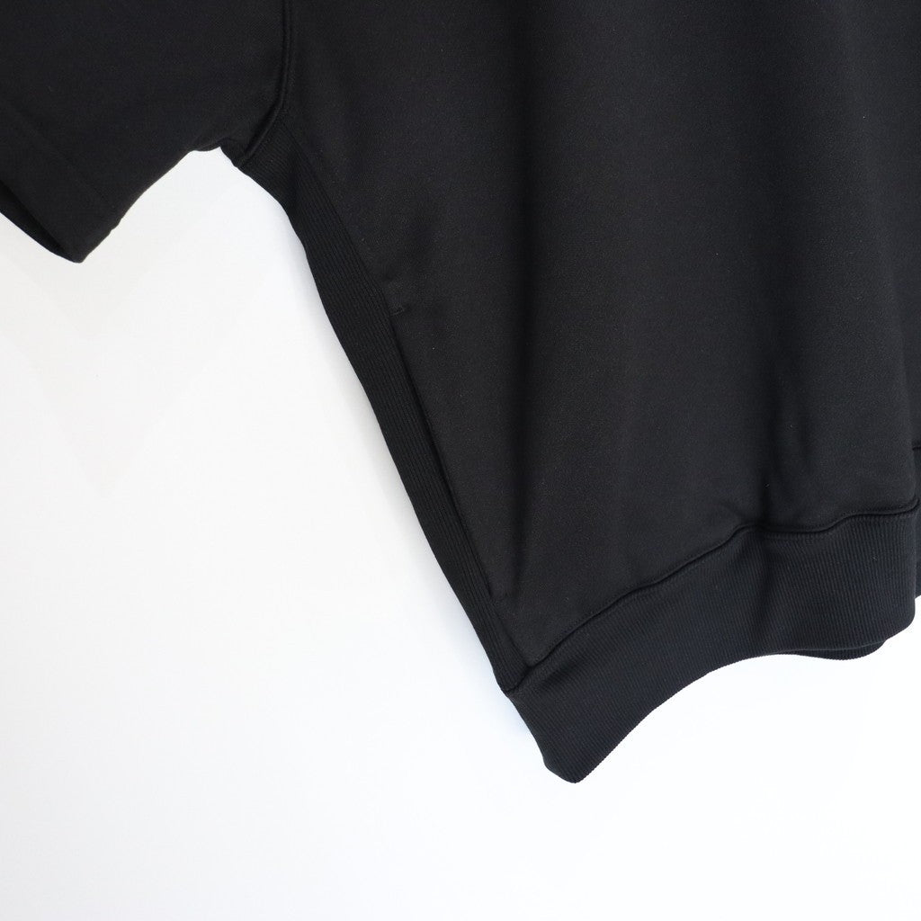 科技風短袖衛衣 #黑色 [BE-51025]