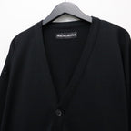 COTTON KNIT CARDIGAN ( TYPE-1 ) #BLACK [26FWE-WMK-KN03]