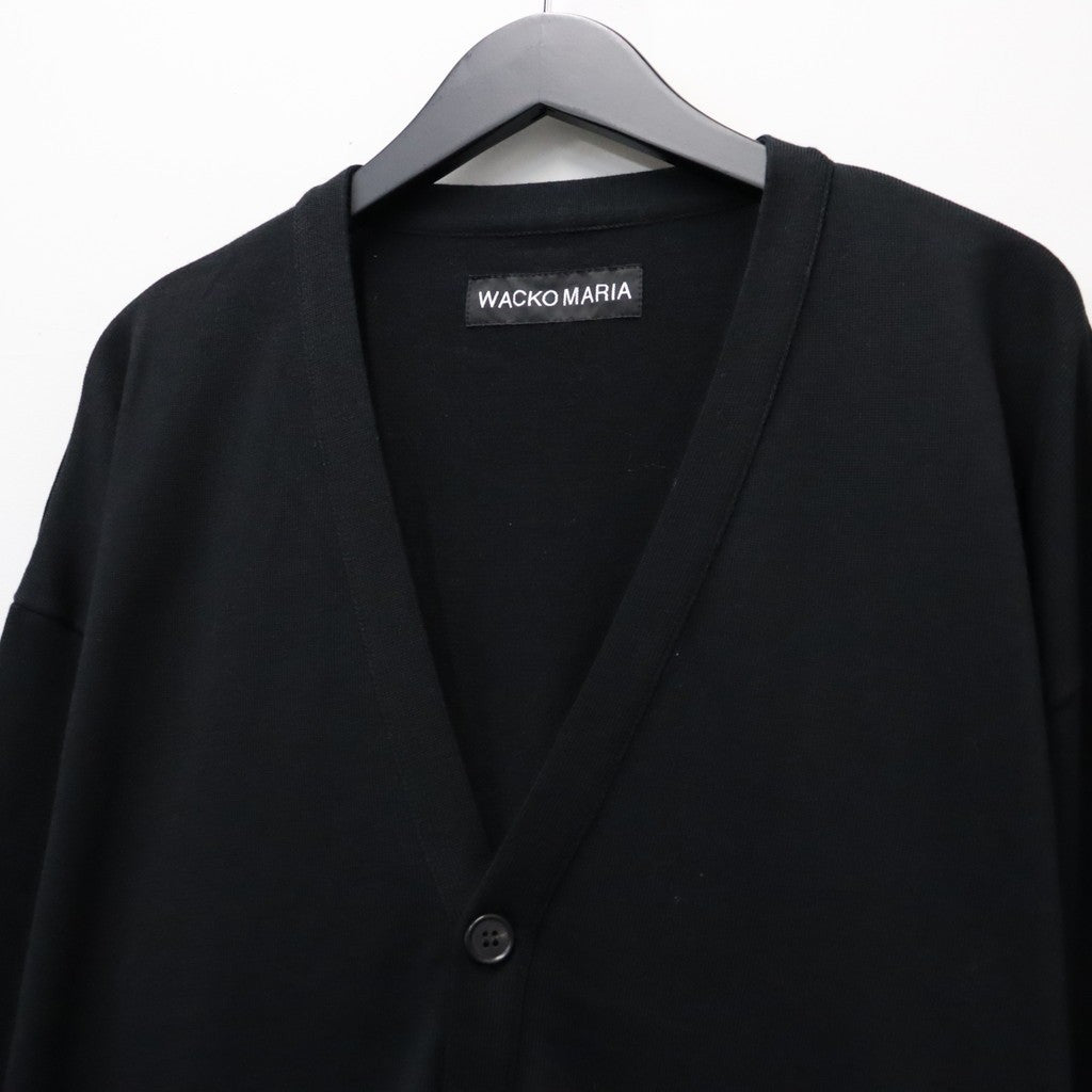 COTTON KNIT CARDIGAN ( TYPE-1 ) #BLACK [26FWE-WMK-KN03]
